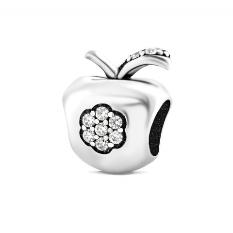 Срібна намистина шарм Райське яблучко (П5Ф/748)