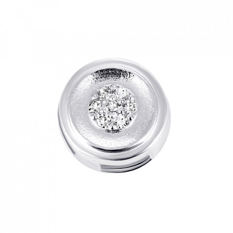 Срібна підвіска з діамантами (3936р-BR)