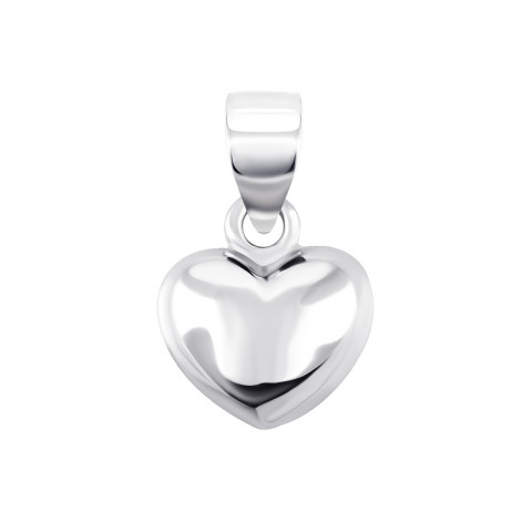 Срібна підвіска Серце (PP0249-9)