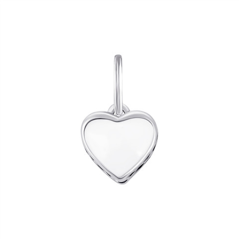 Срібна підвіска Серце з емаллю (3887р)