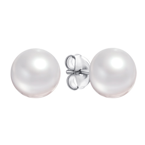 Срібні пусети з перлами (PESS0614-8)