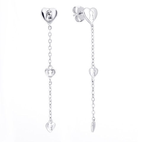 Срібні сережки-підвіски (1EA78090)