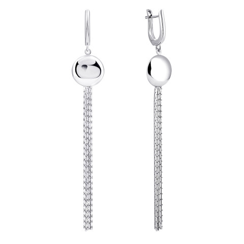 Срібні сережки-підвіски (2SE-01617-A-2)