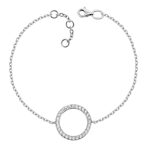Срібний браслет з фіанітами (940020б)