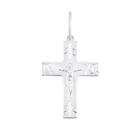 Срібний хрестик. Розп'яття Христове (3502-Р)