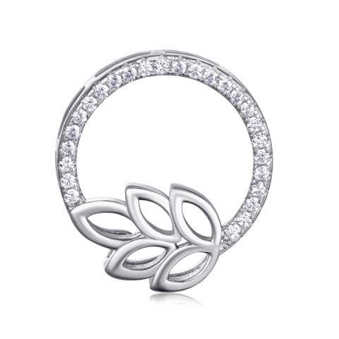 Срібна підвіска з фіанітами SZDP00295-P/12/1