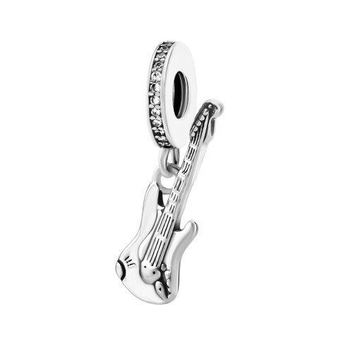 Срібна намистина шарм з фіанітами (SZDP04527)