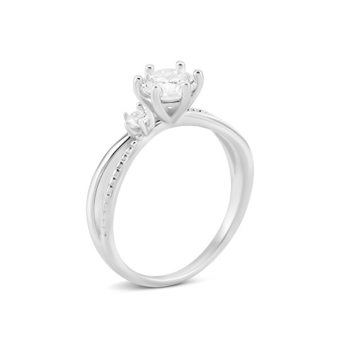 Срібна каблучка з фіанітами (SZDR00532)