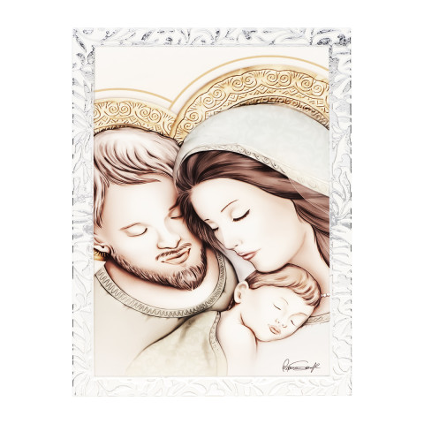 Срібна ікона Святе Сімейство (VL/81550-4L)