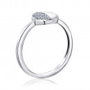 Срібна каблучка з фіанітами (001360/12/1/1)