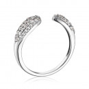 Срібна каблучка з фіанітами (001414/12/1/75)