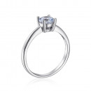 Срібна каблучка з фіанитом Tesori Zirconia (00872/12/1/4026)