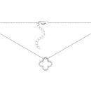 Срібне кольє з фіанітами (1494Кол.Rh)