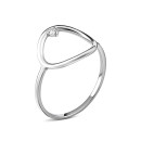 Срібна каблучка з фіанітом (1802)