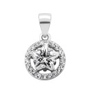 Срібна підвіска з фіанітами (1PE69433)