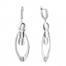 Срібні сережки-підвіски (2E15462)