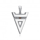 Срібна підвіска-оберіг з фіанітом (31542/12/1/857)