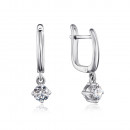 Срібні сережки з фіанітами (40456/12/1/4024)