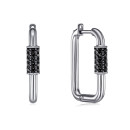 Срібні сережки з фіанітами (41288/12/1/348)