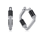 Срібні сережки з фіанітами (41291/12/1/348)