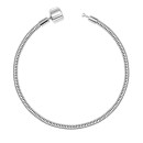 Срібний браслет під намистини шарм (561Б(б/н/ж)Rh.Rh)