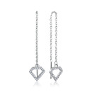 Срібні сережки-підвіски 5E26338-E/12/1