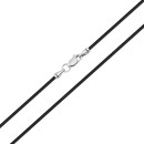 Ювелірний шнурок зі срібним замком (6119)