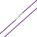 Ювелірний шнурок зі срібним замком (6428)