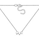 Срібне кольє Серце (7SN01873)