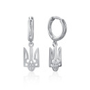 Срібні сережки Герб (С2/279)