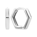 Срібні сережки-конго (AE00470)