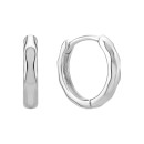 Срібні сережки-конго (AE03050)