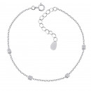 Безрозмірний срібний браслет (BR12142)