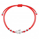 Браслет Янгол на нитці з фіанітами  (75174б)