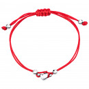 Браслет на нитці Серце (773Б.Rh)