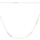 Срібне позолочене кольє (CLT  11638 G-K/20)