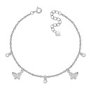 Срібний браслет з фіанітами (D00542)