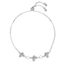 Срібний браслет Метелик з фіанітами (D05004)