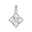 Срібна підвіска з фіанітами DN01540-P/12/1