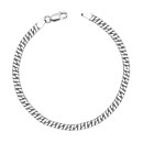 Срібний браслет (Dollar 130Б Rod.Rh)