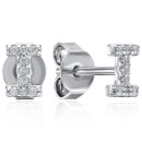 Срібні сережки-пусети з фіанітами (OE04130A-E/12/1)