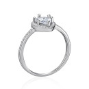 Срібна каблучка з фіанітами (SZDR00192-R/12/1)