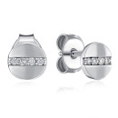 Срібні сережки-пусети з фіанітами (SE00850-E/12/1)