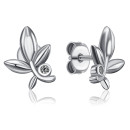 Срібні сережки-пусети з фіанітом (GE02373A-E/12/1)