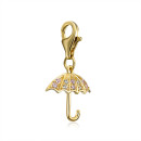 Срібна позолочена підвіска з фіанітами (GP01720A-P/20/1506)