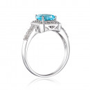 Срібна каблучка з топазом sky (GRE1690-R/12/7160)