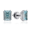Срібні сережки з топазом KRS 629-TOP-E/12/16114
