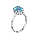 Срібна каблучка з топазом   KRS_674-TOP-R/12/16056