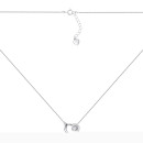 Срібне кольє з фіанітом NE34652-K/12/1