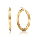 Срібні сережки-конго ORT  8883 G-E/20